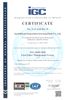ISO 22000:2018 Certificate - 2021. 10. 15